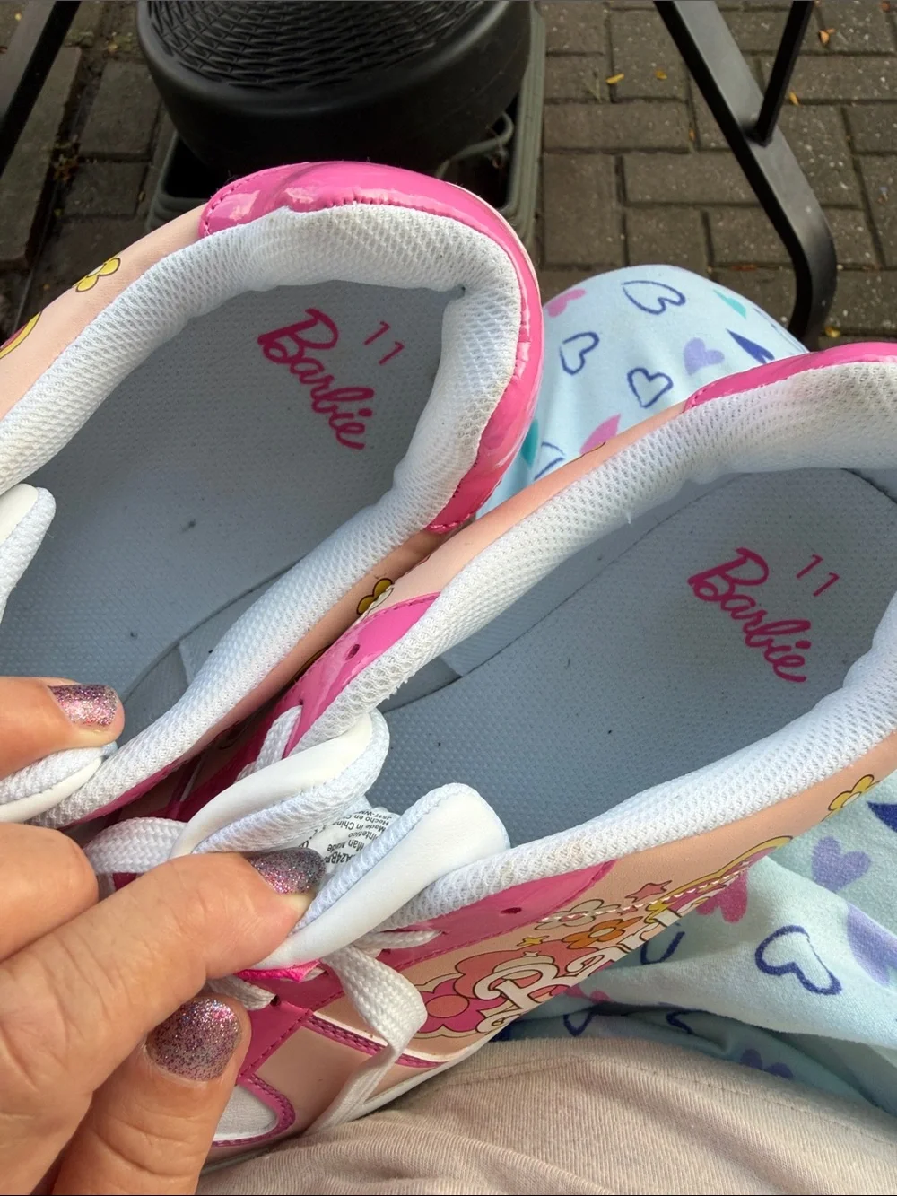 #Barbie gym shoes